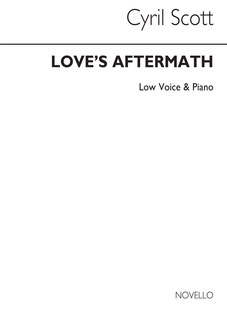Love's Aftermath-low Voice/Piano (Key-b Flat)